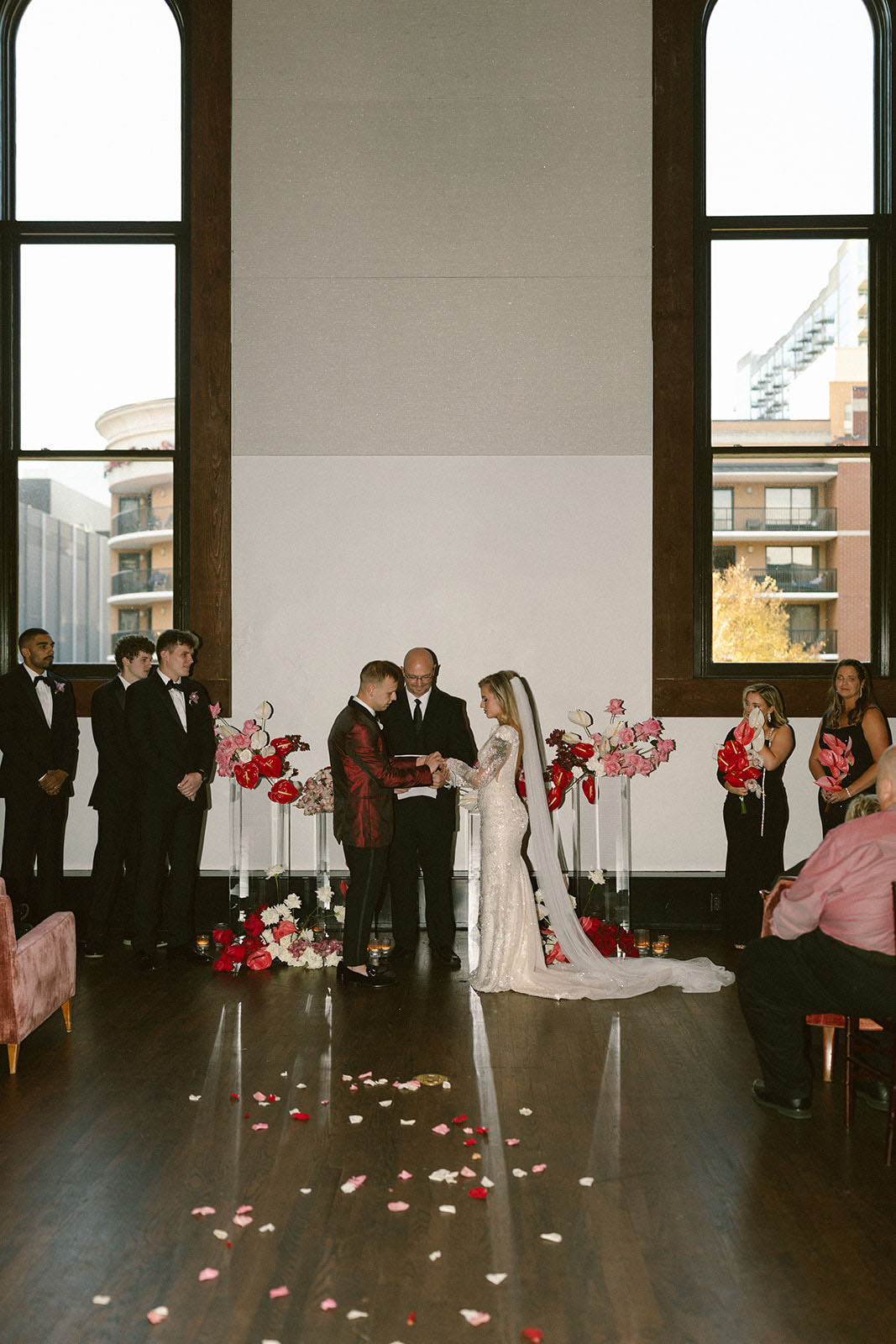 Retro Wedding Ceremony at The Bell Tower