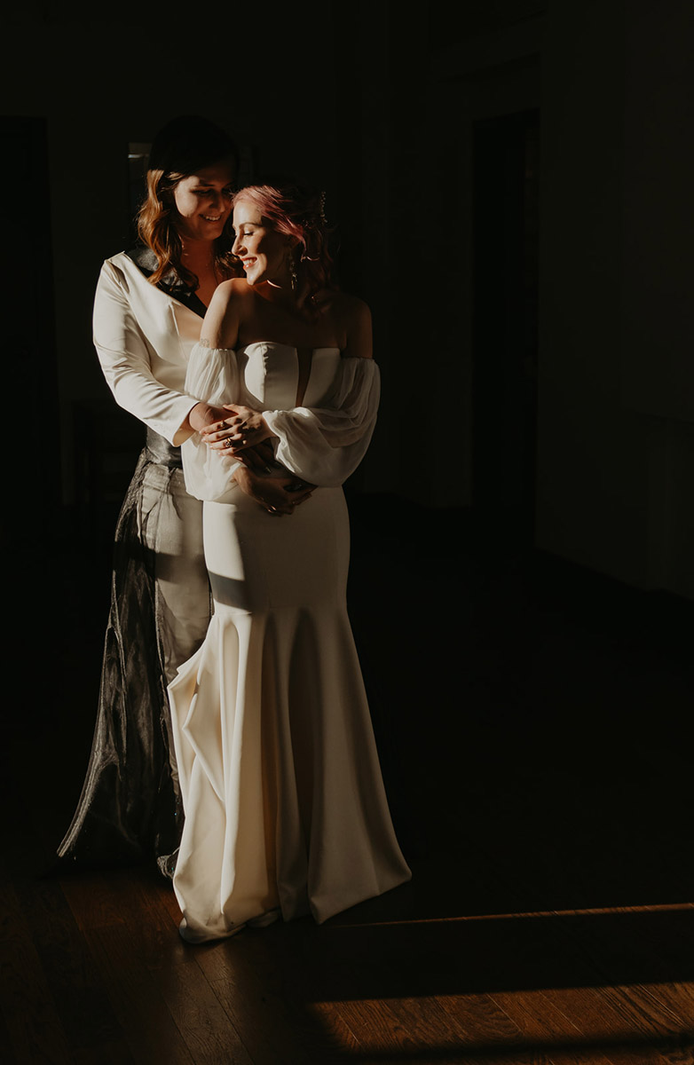 Ali and Tyler's Moody Eclectic Wedding Day at The Bell Tower