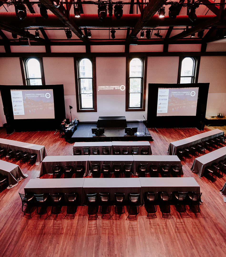 Corporate Event setup at The Bell Tower