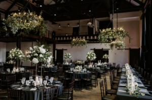 wedding reception at Nashville wedding venue, The Bell Tower