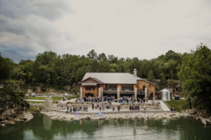 wedding reception at Graystone Quarry