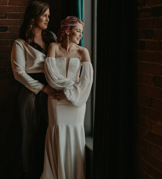 Ali and Tyler's Moody Eclectic Wedding Day