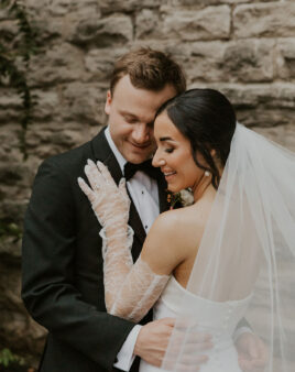 Carley and Turner's Modern Yet Timeless Wedding Day Portraits