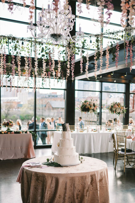 Bridgerton-Inspired Wedding Reception Cake Table