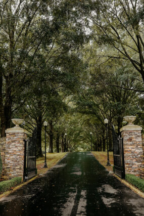 The Estate at Cherokee Dock private gated driveway