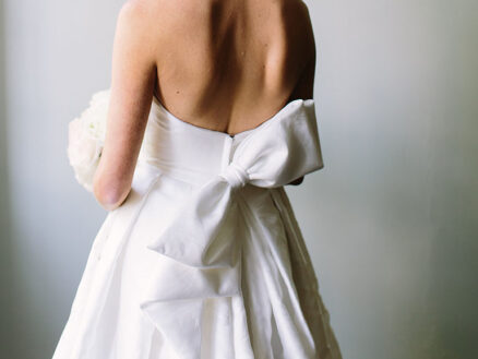 Back of Jane's Dress With Bow Detail