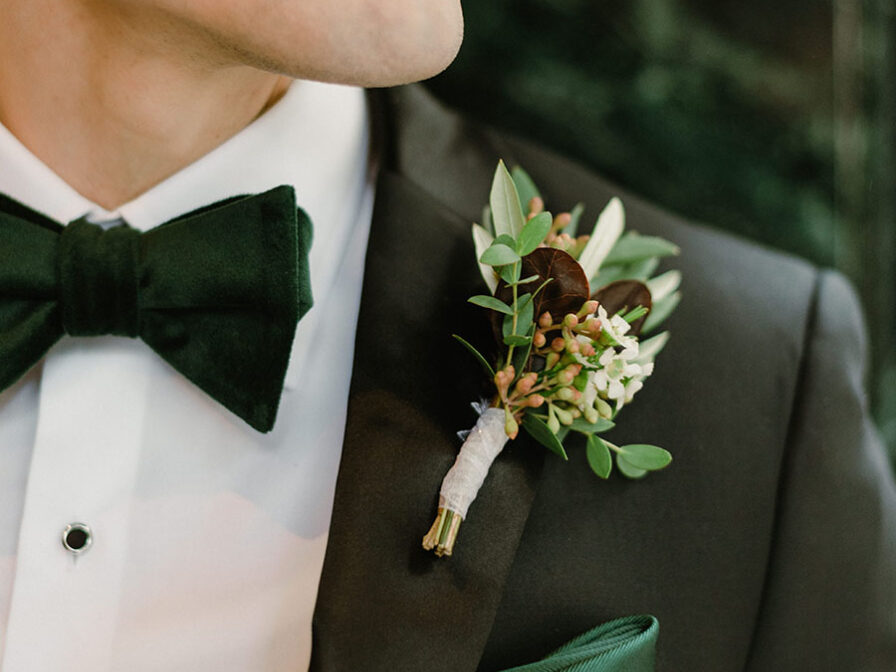 Chris' Groom Boutonnière