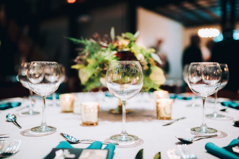 Corporate Dinner Tablescape